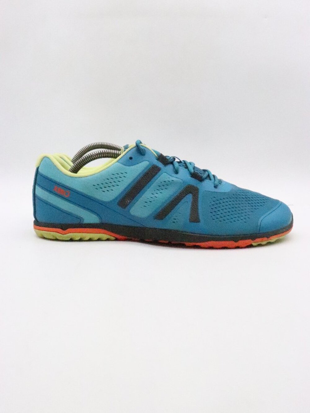 Xero Shoes HFS II Women's Size 12 Blue/Yellow Mesh Lace Up Minimalist Sneakers